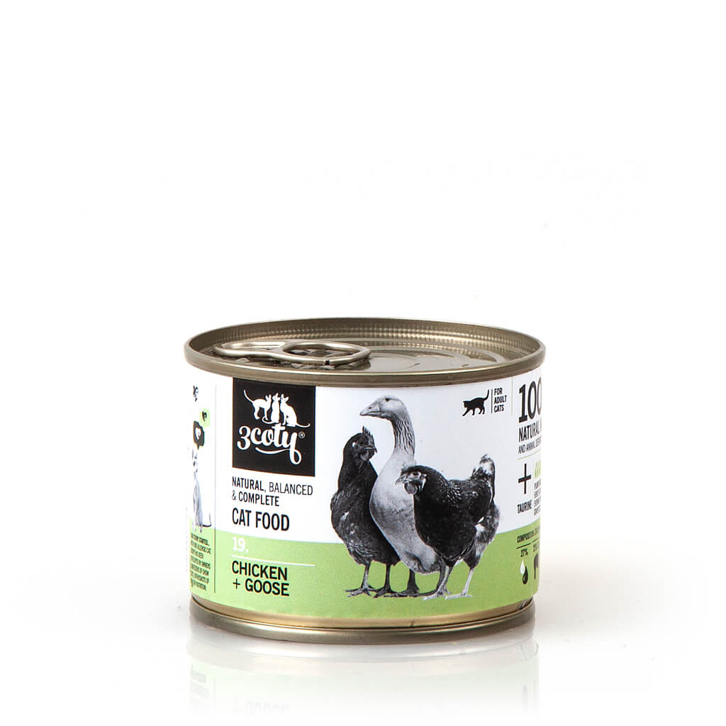 3coty 19. CHICKEN and GOOSE Cat Food