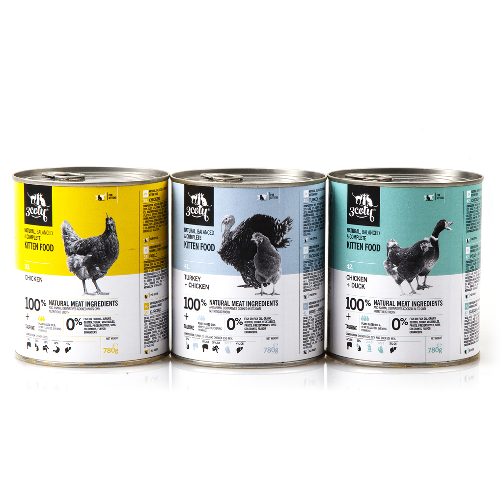 3coty 77.A Multipack for Kittens 3 x 780g